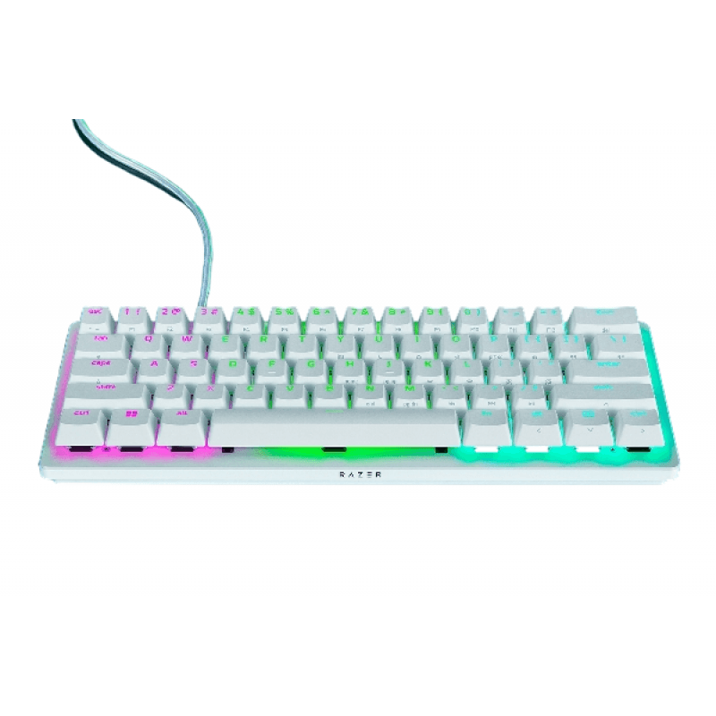 TECLADO GAMER RAZER HUNTSMAN V3 PRO MINI WHITE OPTICAL ANALOG US-EN · Razer · General