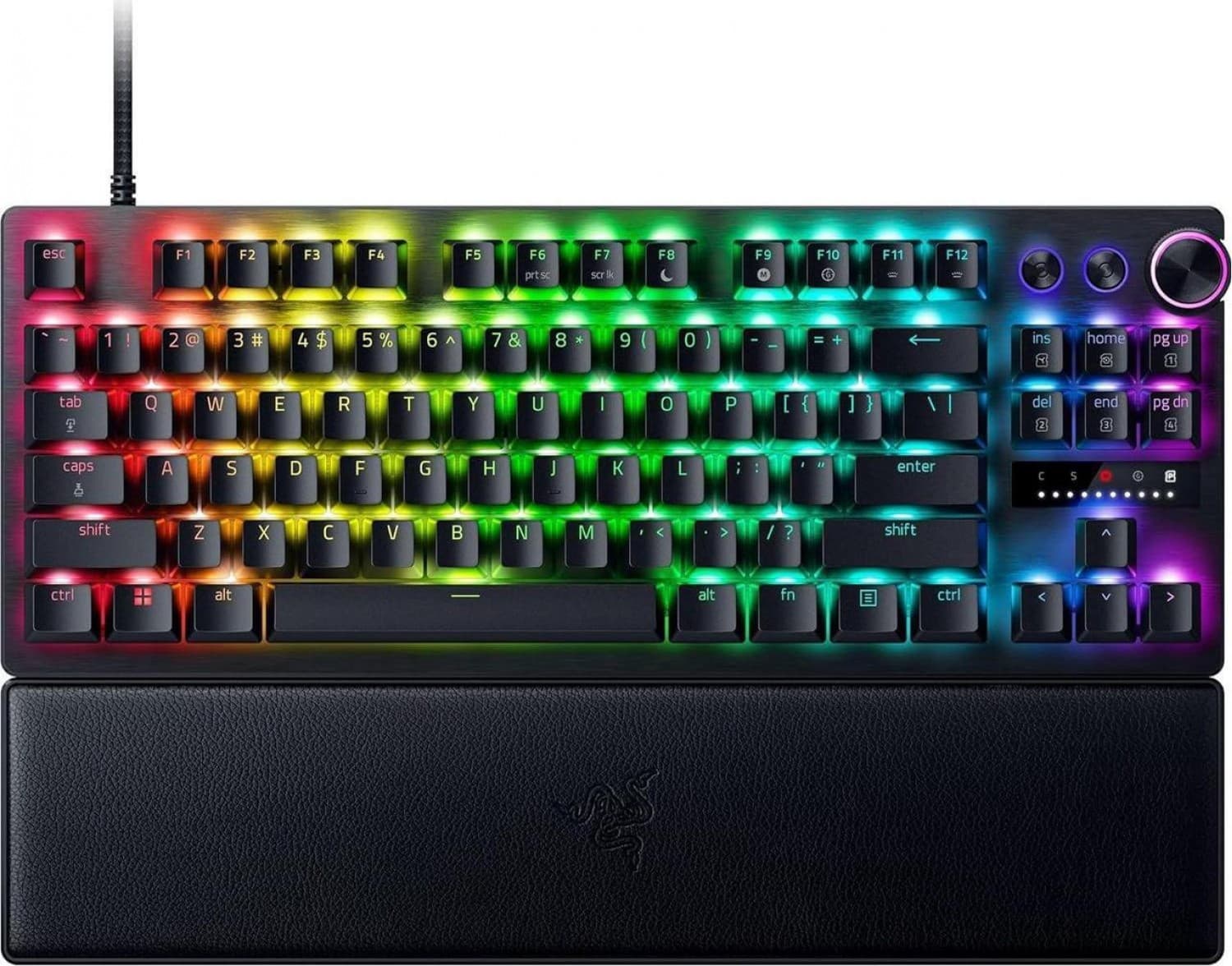 TECLADO GAMER RAZER HUNTSMAN V3 PRO TKL US - Imagen 1