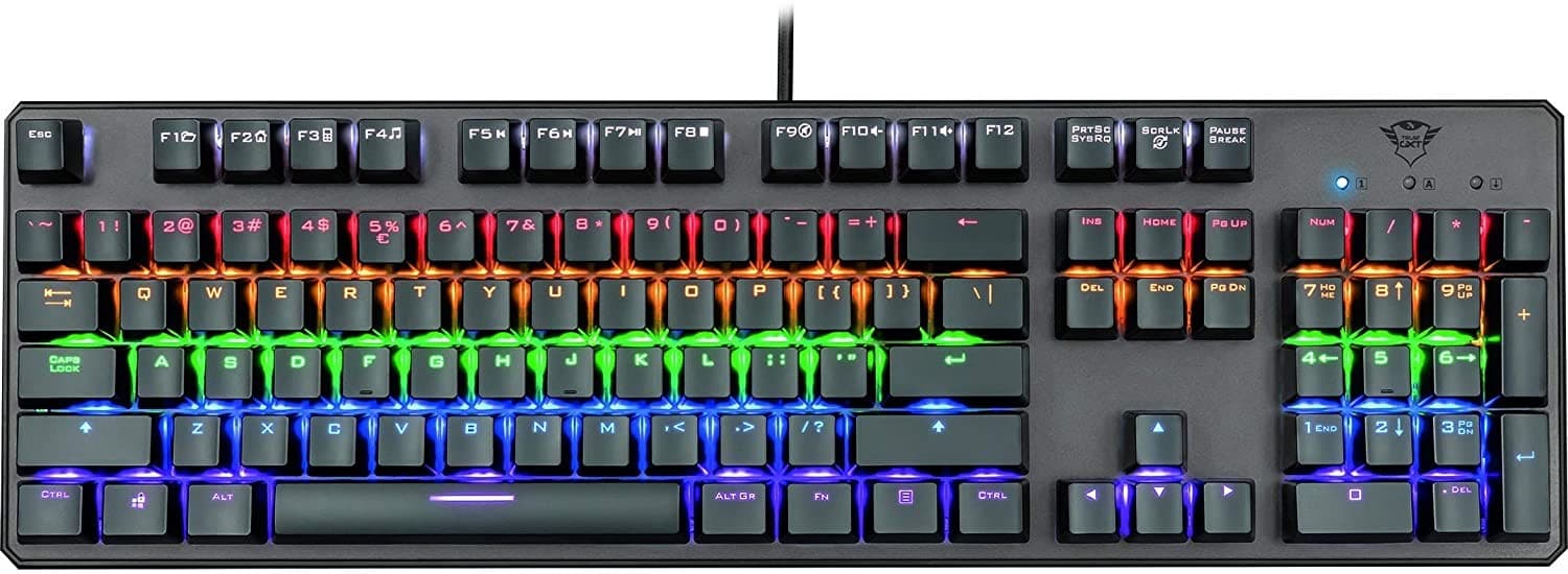 TECLADO TRUST ASTA GXT865 MECH ES - Imagen 1