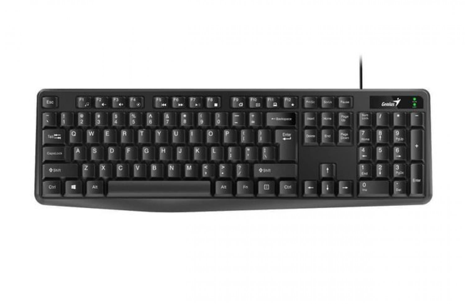 TECLADO USB GENIUS KB-117 BLACK - Imagen 1