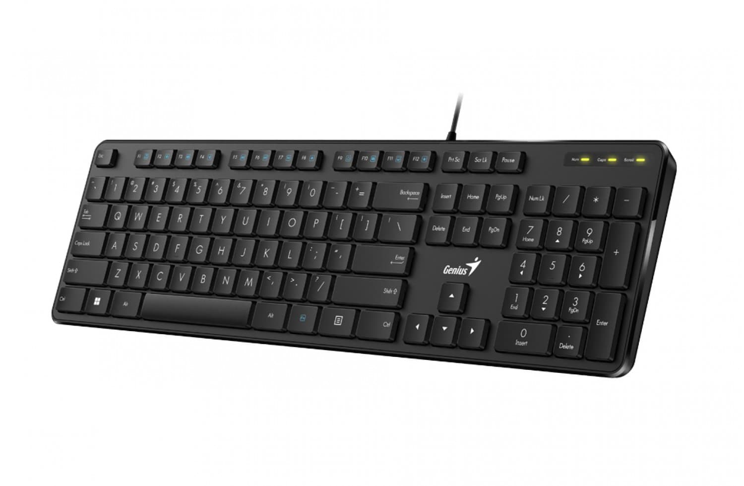 TECLADO USB GENIUS SLIMSTAR M200 BLACK - Imagen 1