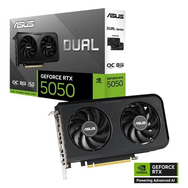 Placa de Video Asus Nvidia Geforce RTX 5050 Dual 8GB OC GDDR6 · Asus · NVIDIA RTX