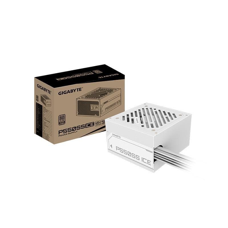 Fuente 550W Gigabyte P550SS Ice 80 Plus Silver · Gigabyte