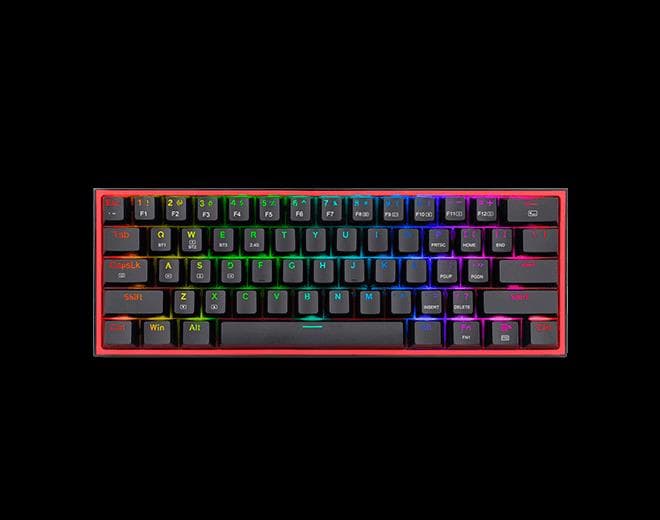 Teclado Mecanico 60% Redragon Fizz Pro K616 Black RGB Red Switches · Redragon · Mecánico