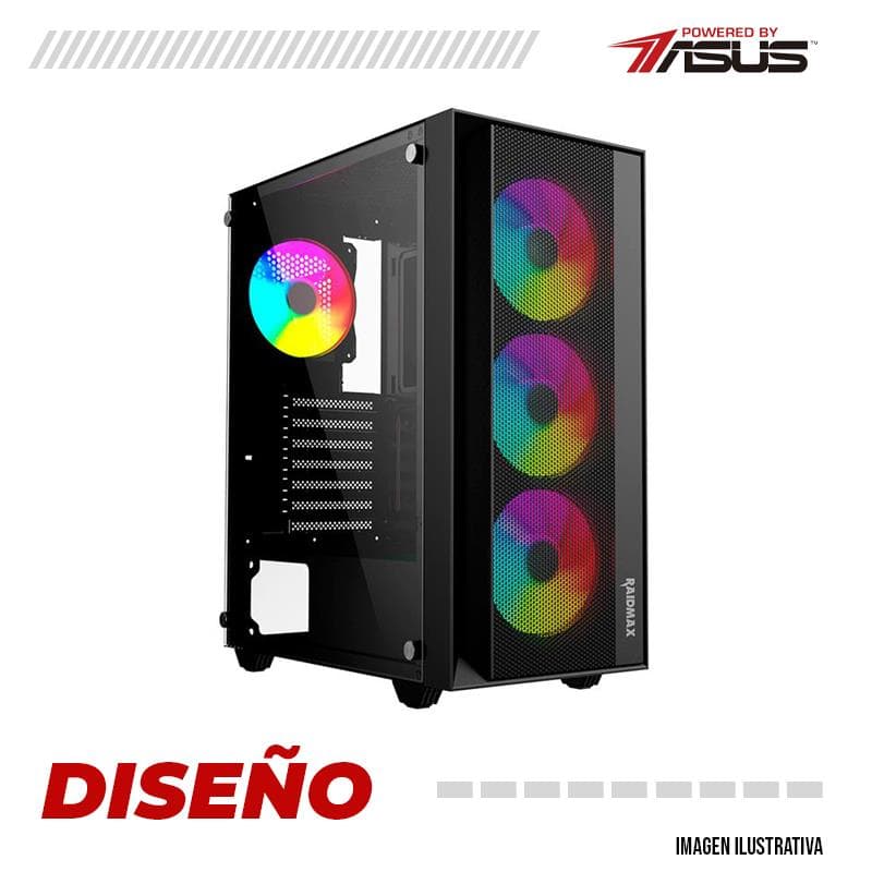 PC GAMER / AMD Ryzen 5 4500 - A520M - 16GB - 1TB SSD - RX 6500 XT 4GB - 600W - GABINETE GAMER · AMD · General