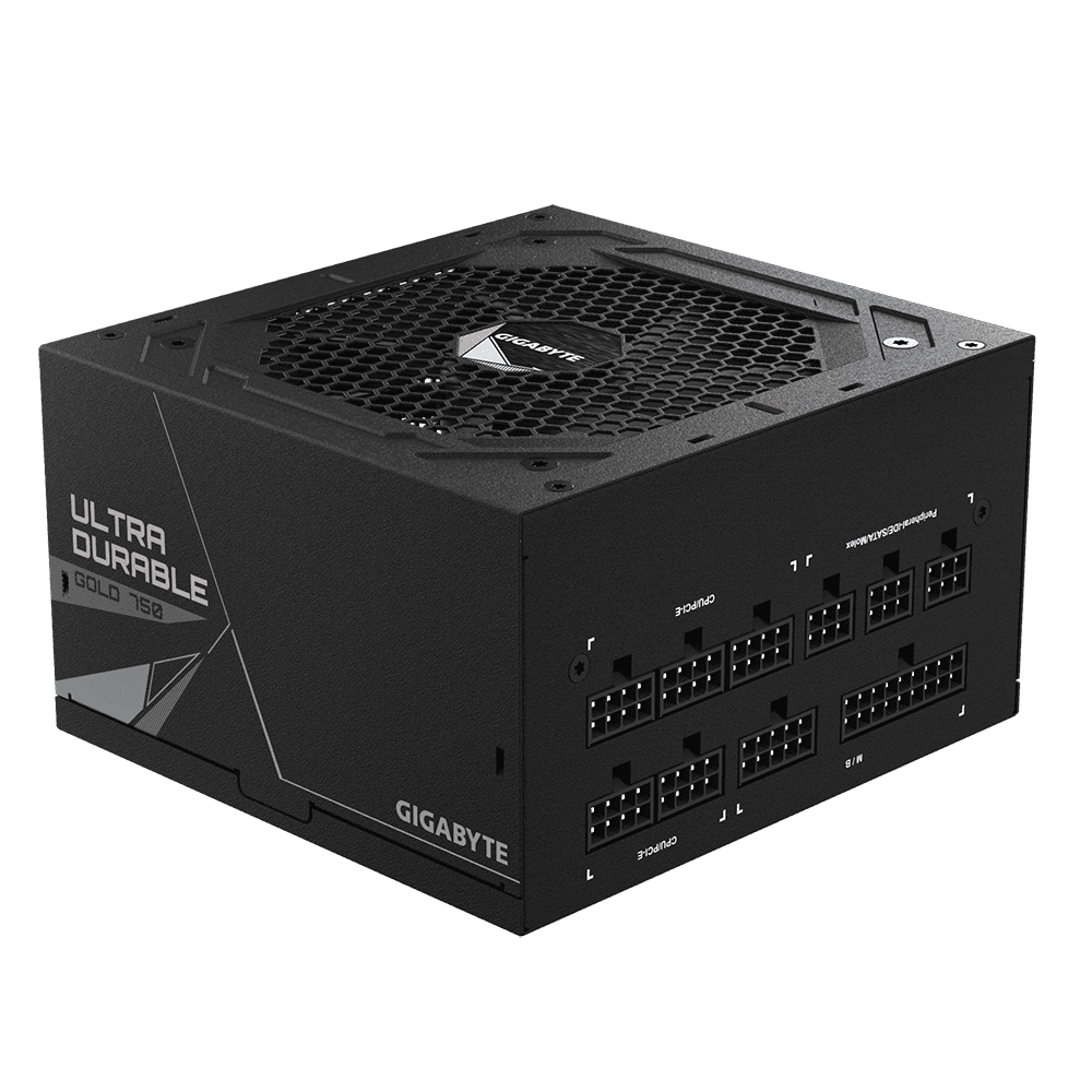 Fuente Gigabyte 750W 80 Plus Gold Ultradurable Full Modular (2763) · Gigabyte · 80+ Gold