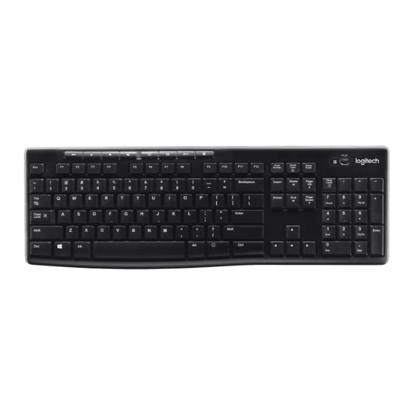 Teclado Logitech Wireless K270 Graphite 920-004426 (8789) · Logitech · Inalámbrico