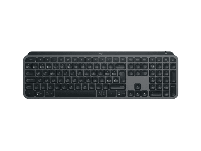 Teclado Logitech Wireless MX Keys Graphite Spanish 920-011561 · Logitech · Inalámbrico