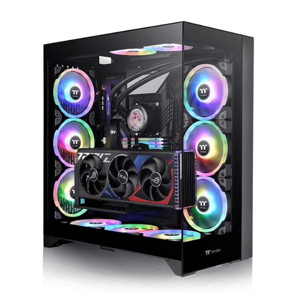 Gabinete TT CTE E660 MX Mid-Tower TG x2 Black (4403) · Thermaltake · Gamer/con vidrio