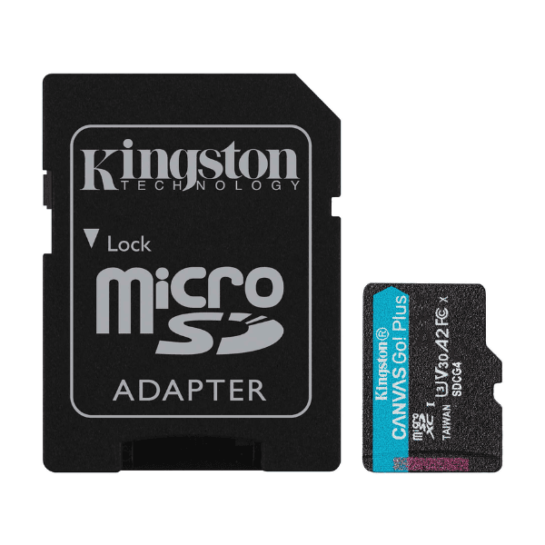 MicroSD KINGSTON 128GB c/Adap Canvas GO! Plus Gen4 (4K Camara-Drones)(7944) · Kingston · General