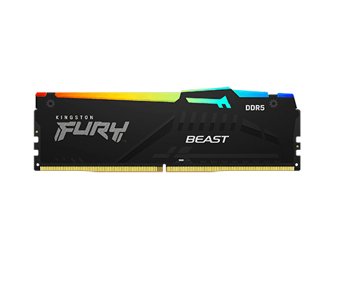Memoria DDR5 Kingston 16Gb 6000 MHz FURY BEAST EXPO RGB Black (5919) · Kingston · DDR5