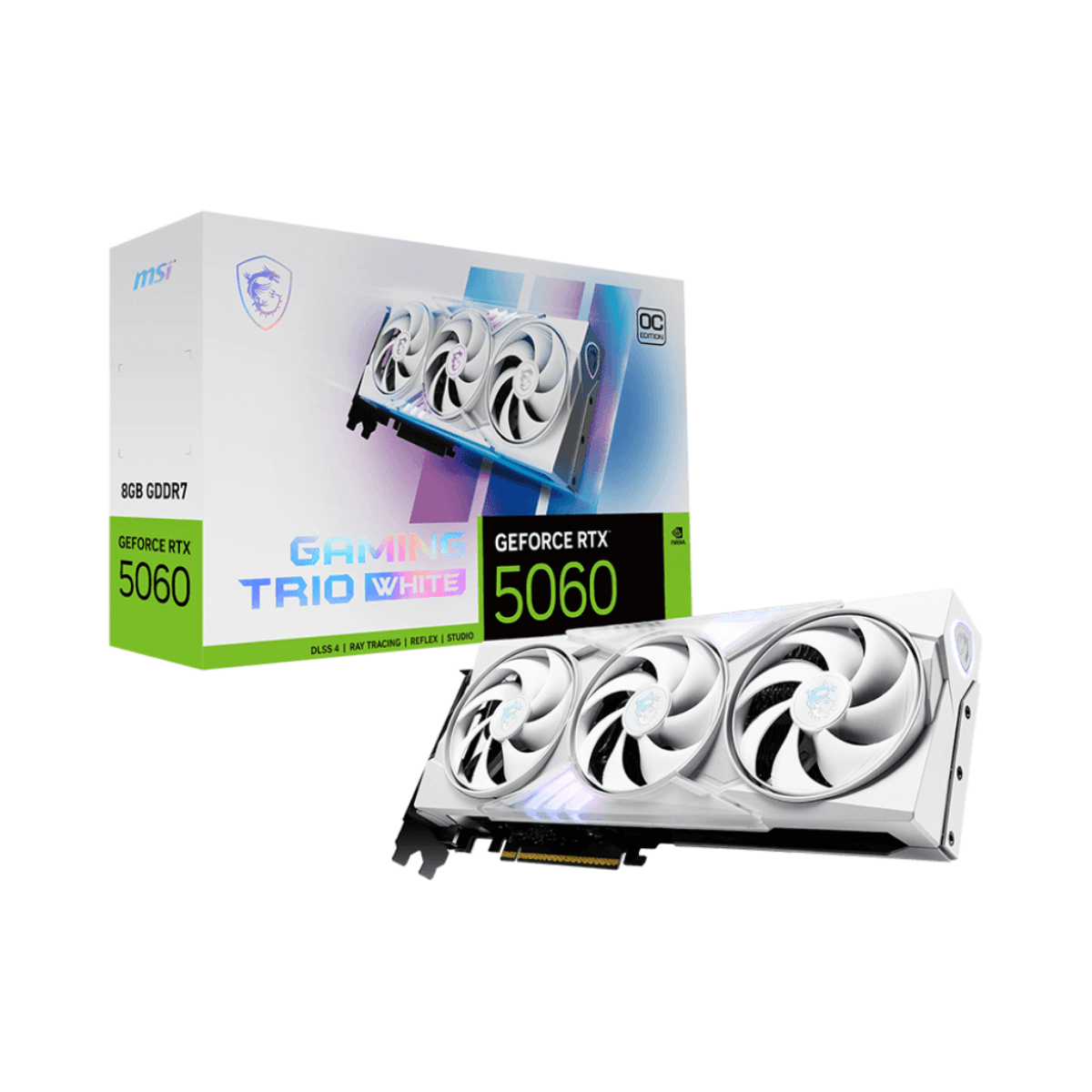 VGA MSI GeForce RTX 5060 8G GAMING TRIO OC WHITE (2582) · MSI · NVIDIA RTX