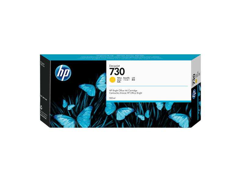 P2V70A HP 730 300-ml Yellow Ink Cartridge (1289) · HP · Cartucho de tinta