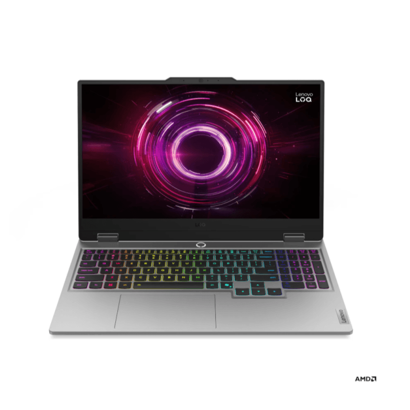 Notebook Lenovo LOQ 15AHP10 15.6" FHD 144HZ R7 250 IA 16GB 5600 +SLOT LIBRE DDR5 512GB NVME RTX5050 8GB GDDR7 SIN SO (9206) · Lenovo · General