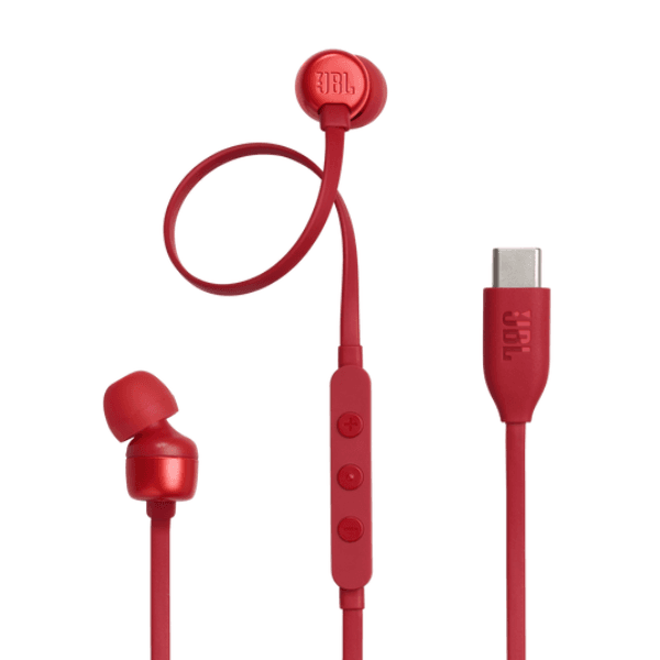 AURICULAR JBL T310C CABLEADO USB C ROJO (1214) · JBL · General
