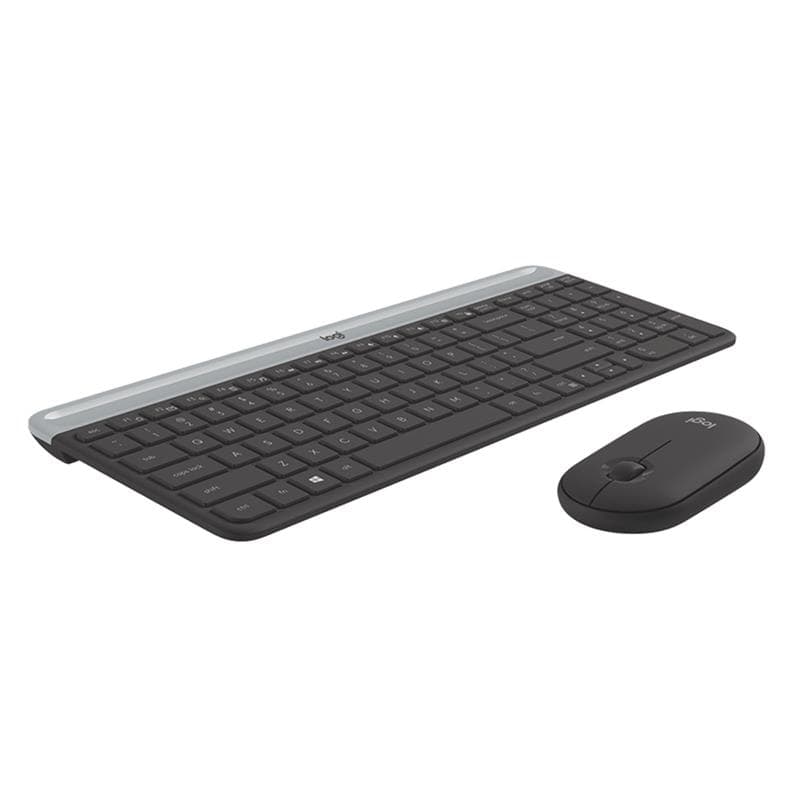 Combo Teclado Mouse Inalámbricos Logitech MK470 Slim Graphite · Logitech