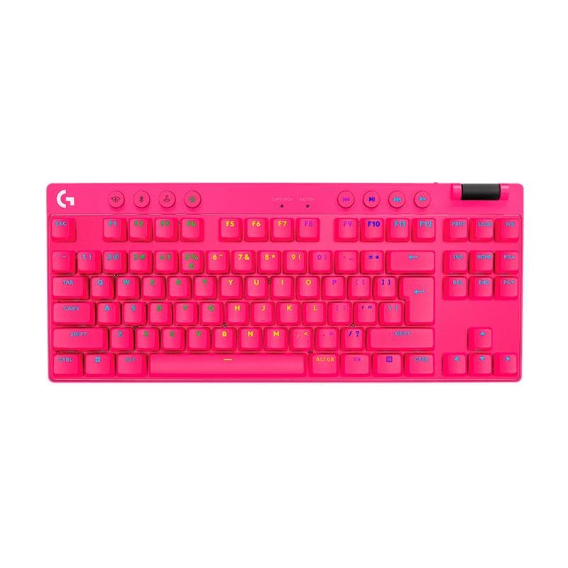 Teclado Logitech G PRO X TKL Lightspeed Inglés Magenta · Logitech · General
