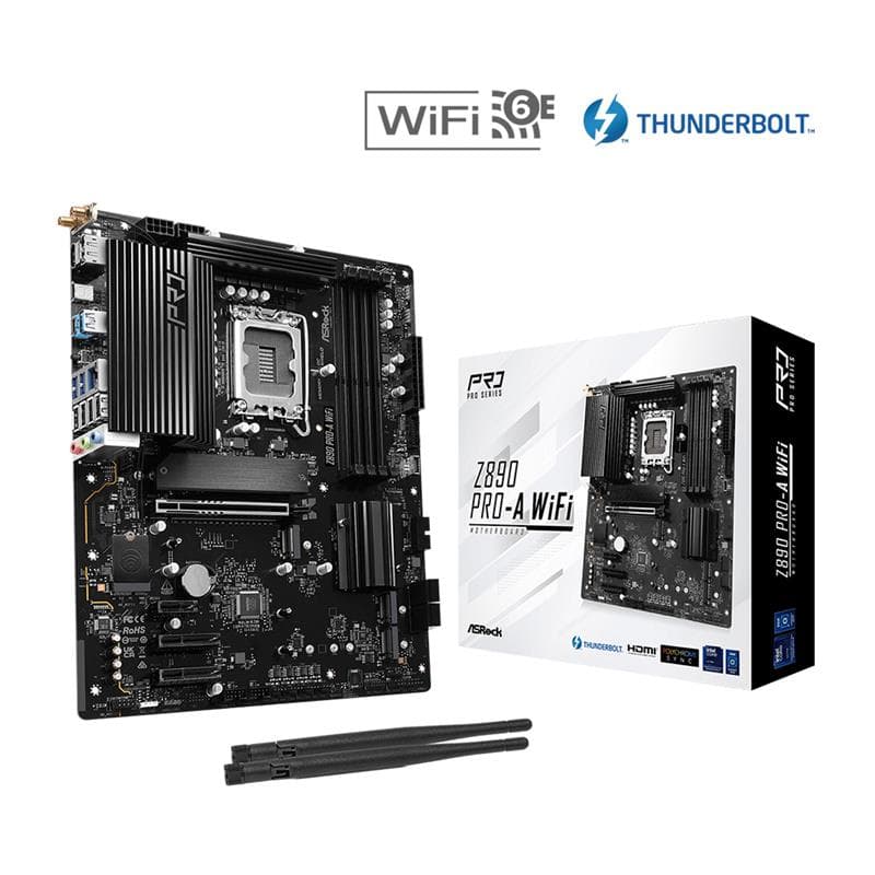 Motherboard ASRock Z890 PRO-A Wi-Fi Intel® Socket 1851 12/13/14va. Gen. DDR · AsRock · Intel 1851