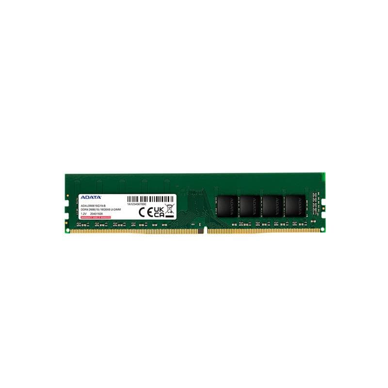 Memoria RAM Adata 4GB DDR4 2666Mhz U-DIMM - AD4U26664G19-SGN · ADATA · DDR4