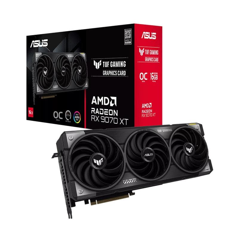 VGA ASUS Radeon TUF-RX9070XT-O16G-GAMING · Asus · AMD Radeon RX