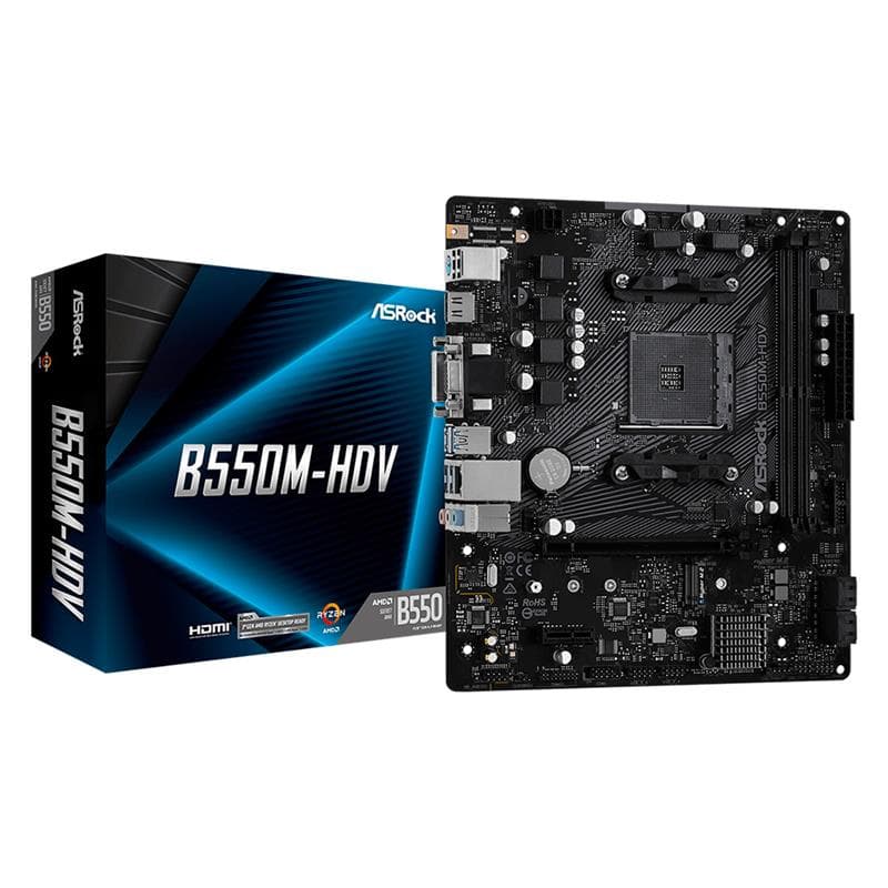 Motherboard ASRock B550M-HDV AMD Socket AM4 · AsRock