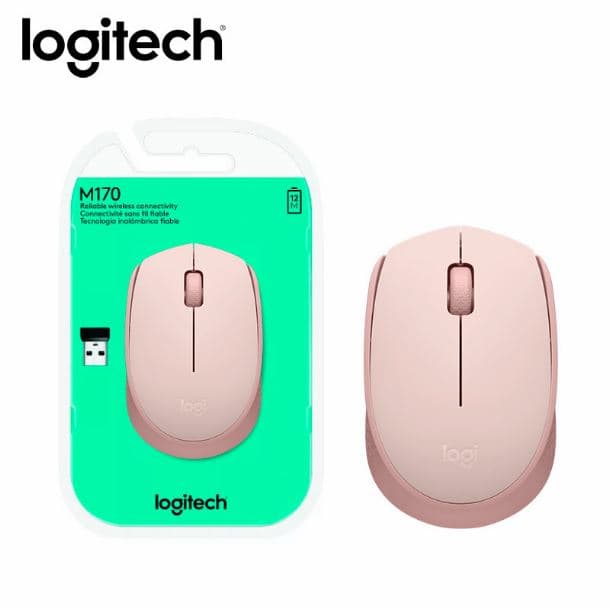 MOUSE LOGITECH WIRELESS M170 PINK BLISTER 910-006862 · Logitech