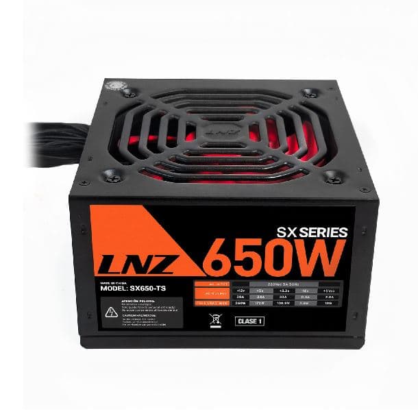 FUENTE 650W LNZ SX650-TS · Sin certificar