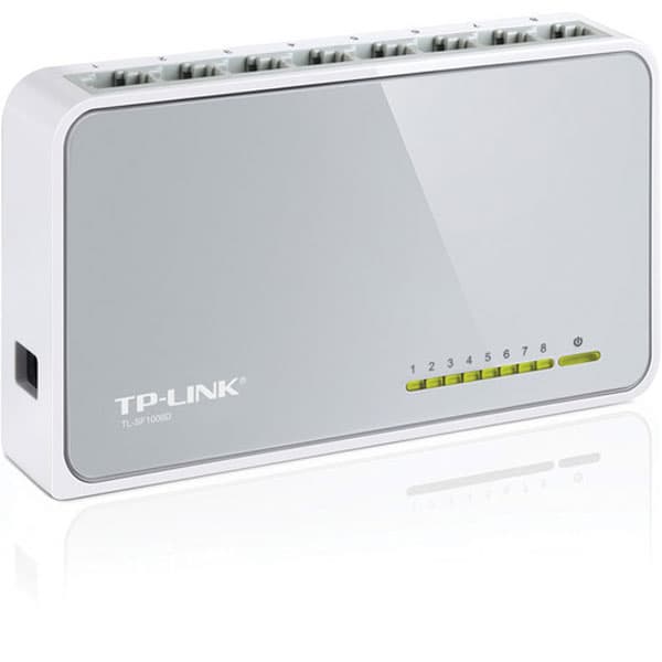 SWITCH 8 PUERTOS TP-LINK TL-SF1008D · TP-Link · Switches