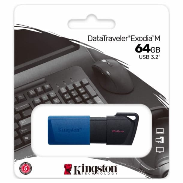 PENDRIVE 64GB USB 3.2 KINGSTON DTX M · Kingston