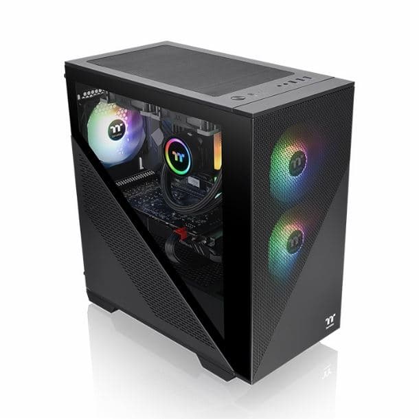 GABINETE THERMALTAKE DIVIDER 170 TG 2 FAN ARGB PWM BLACK · Thermaltake · Fan