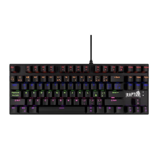 Teclado mecánico Generico M87 raptor fireclaw retroiluminado switch red outemu · Generico
